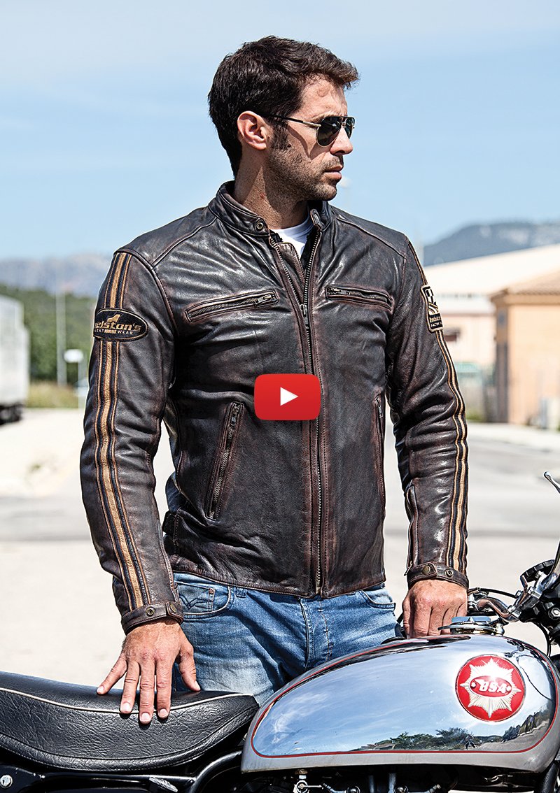 The timeless Helstons Ace Vintage jacket is back